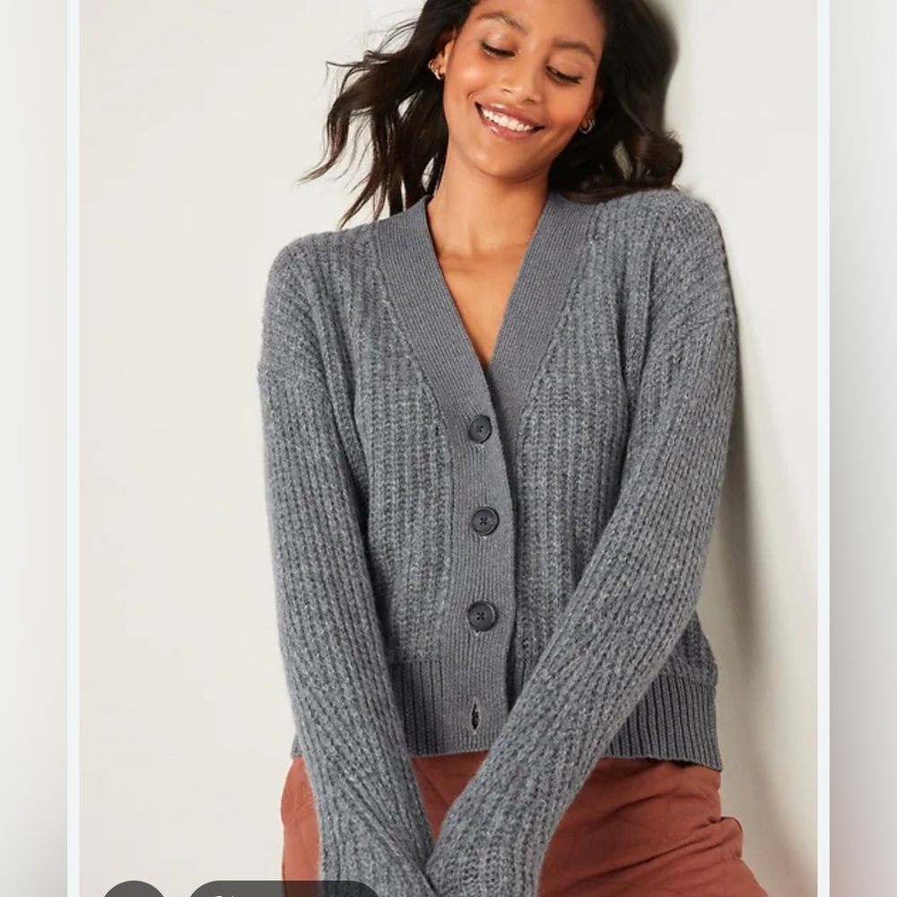Old Navy Charcoal Women's Cardigan